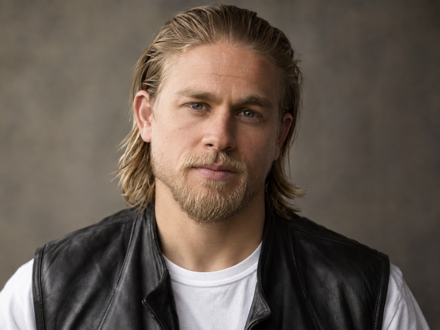Portrait of Charlie Hunnam as Jax Teller in Sons of Anarchy.