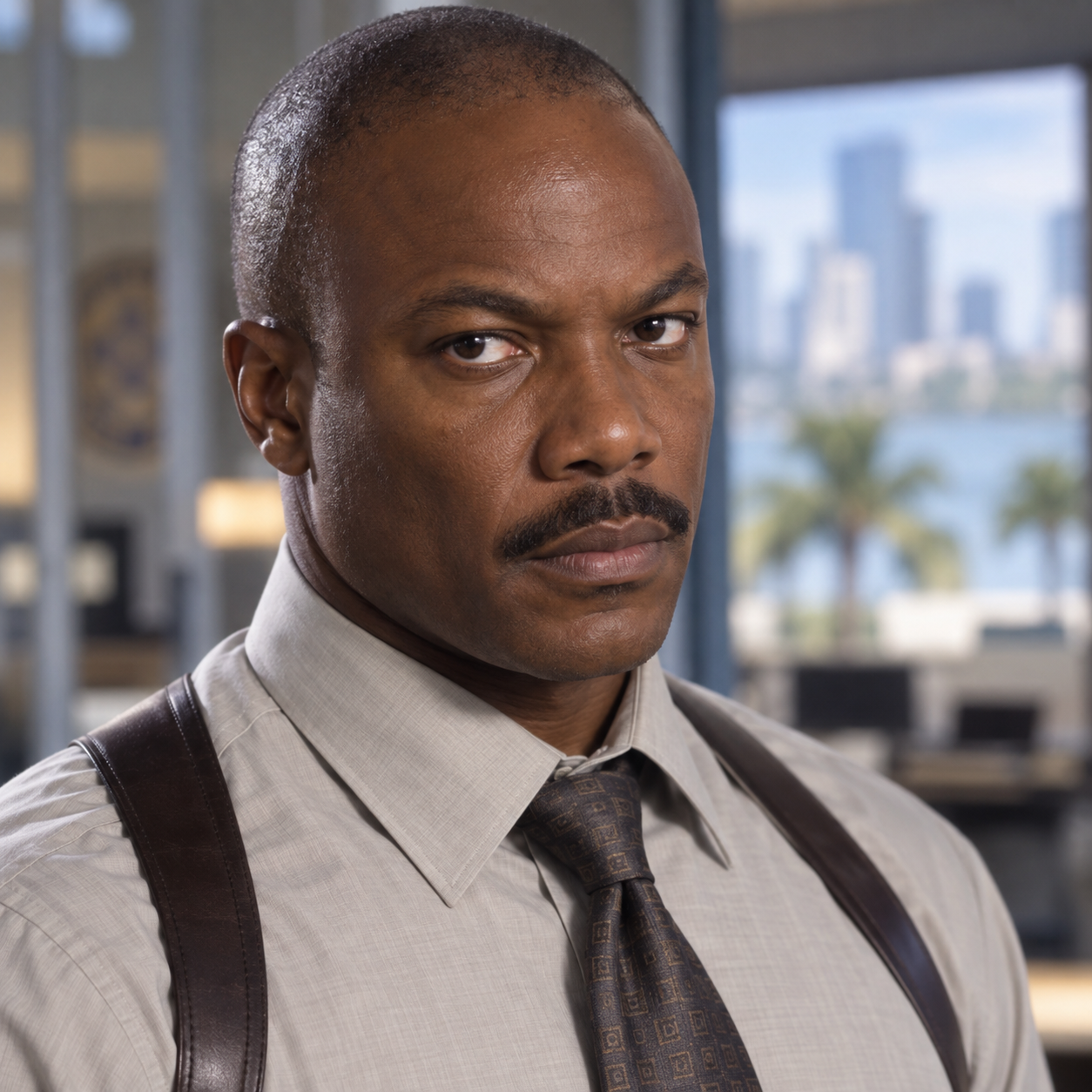 Head-and-shoulders portrait of Erik King as James Doakes in Dexter.