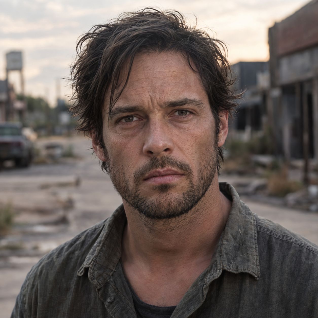 Jesse C. Boyd as Jake in Day 5, in a head-and-shoulders character portrait.