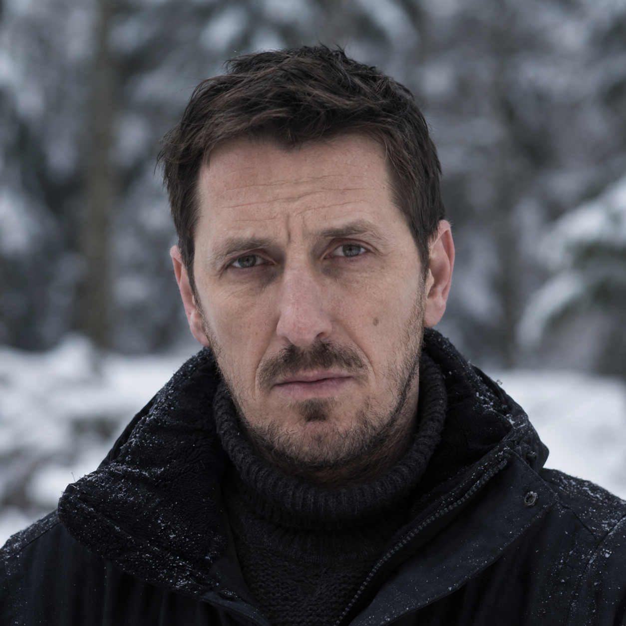 Kirill Käro as Sergey in To the Lake, in a head-and-shoulders character portrait.