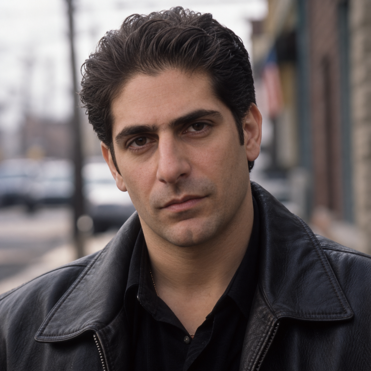 Michael Imperioli as Christopher Moltisanti in The Sopranos, in a head-and-shoulders character portrait.