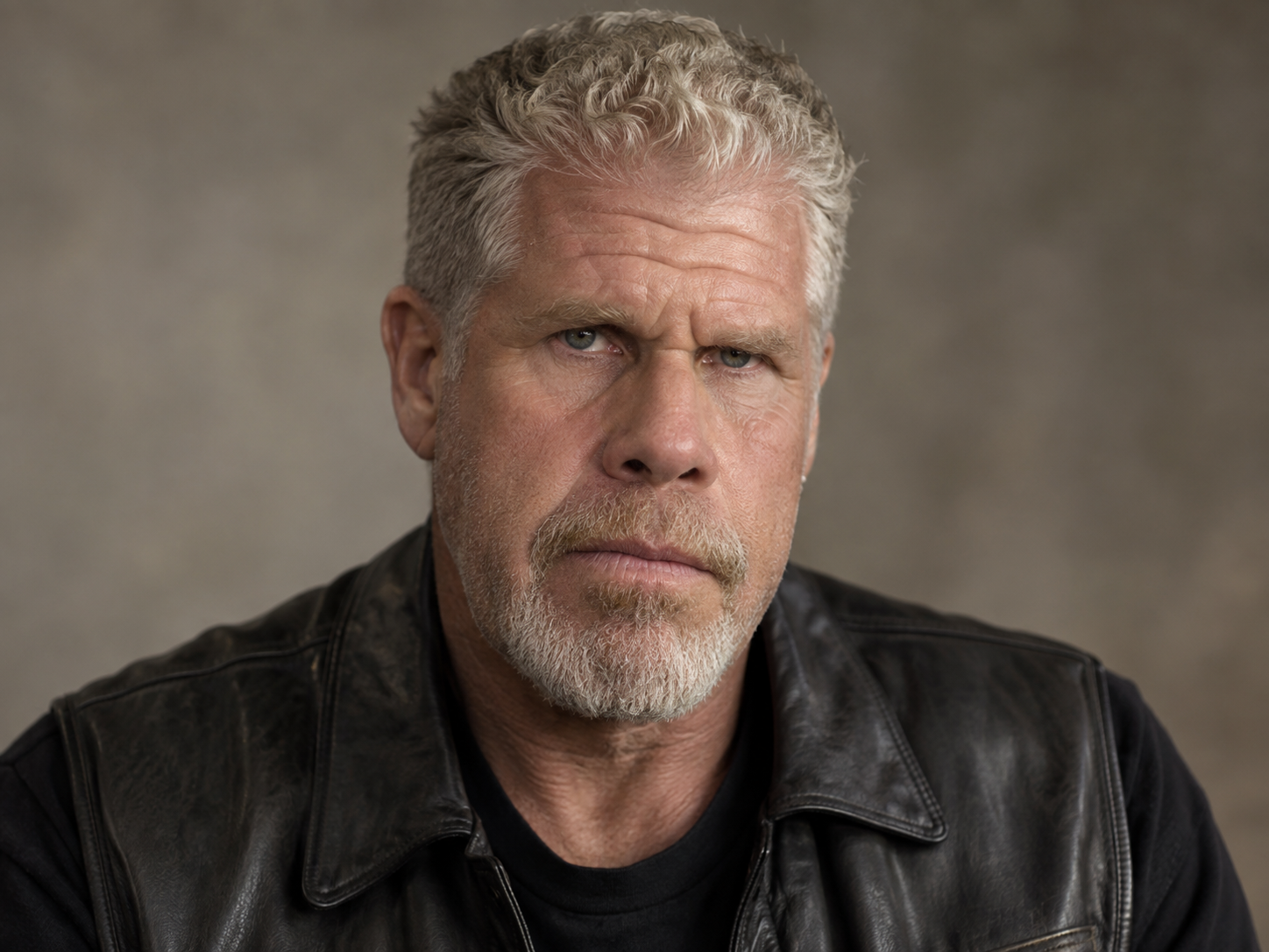 Portrait of Ron Perlman as Clay Morrow in Sons of Anarchy.
