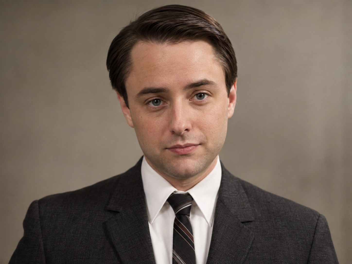 Portrait of Vincent Kartheiser as Pete Campbell in Mad Men.